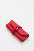 Tiffany and Co Red Leather Jewelry Travel Roll