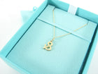 Tiffany & Co 18K Gold Ampersand Pendant Necklace