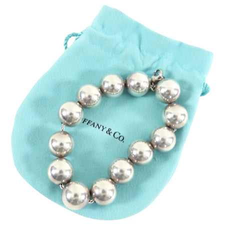 Tiffany & Co.  Sterling Silver 14mm Ball Bead Bracelet