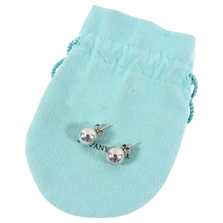 Tiffany Sterling Silver 10mm Ball Earrings