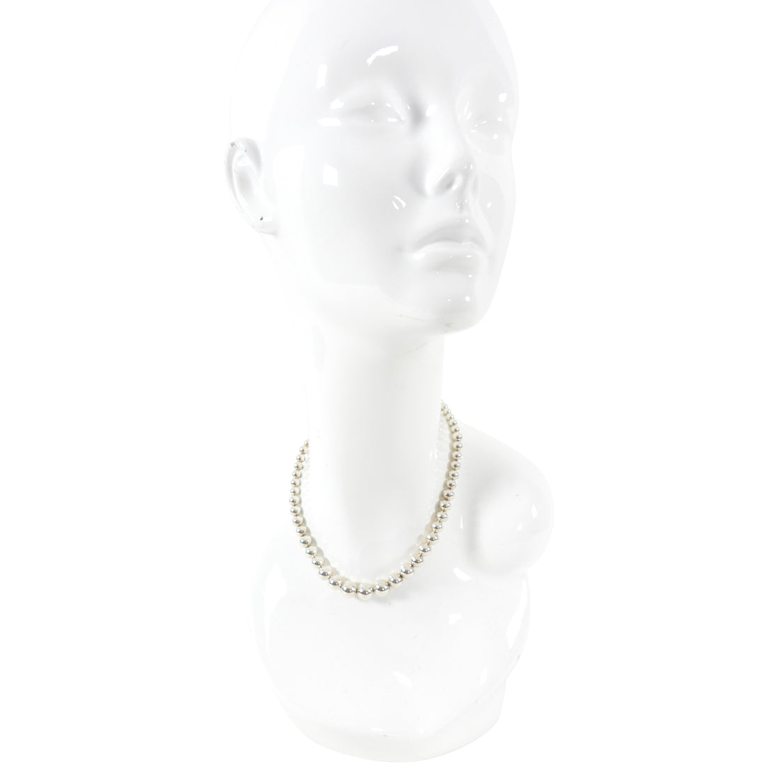 Tiffany & Co.  Sterling Hardwear Graduated Ball Necklace