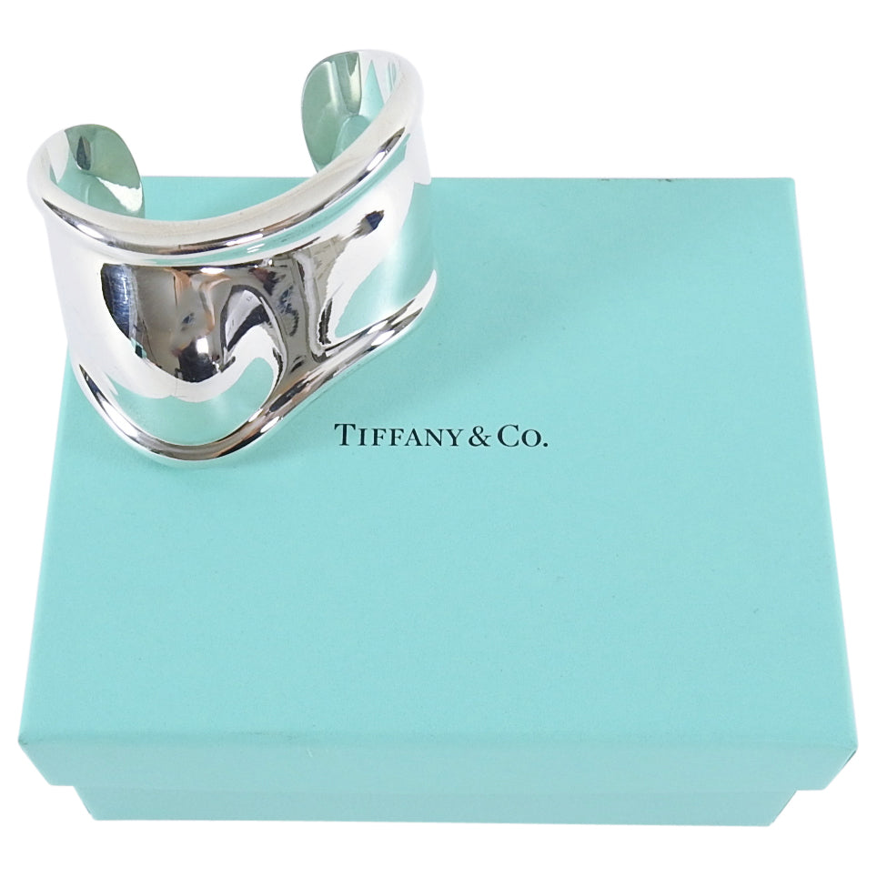 Tiffany & Co. Elsa Peretti Sterling Silver Bone Cuff Bracelet