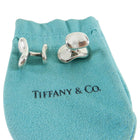 Tiffany and Co. x Elsa Peretti Sterling Silver Bean Cufflinks 