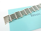 Tiffany & Co. Sterling Silver and 18k Yellow Gold Gate Bracelet 
