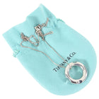Tiffany and Co. Frank Gehry Sterling Tube Ring Pendant Necklace