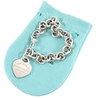 Tiffany Sterling Silver Heart Tag Bracelet