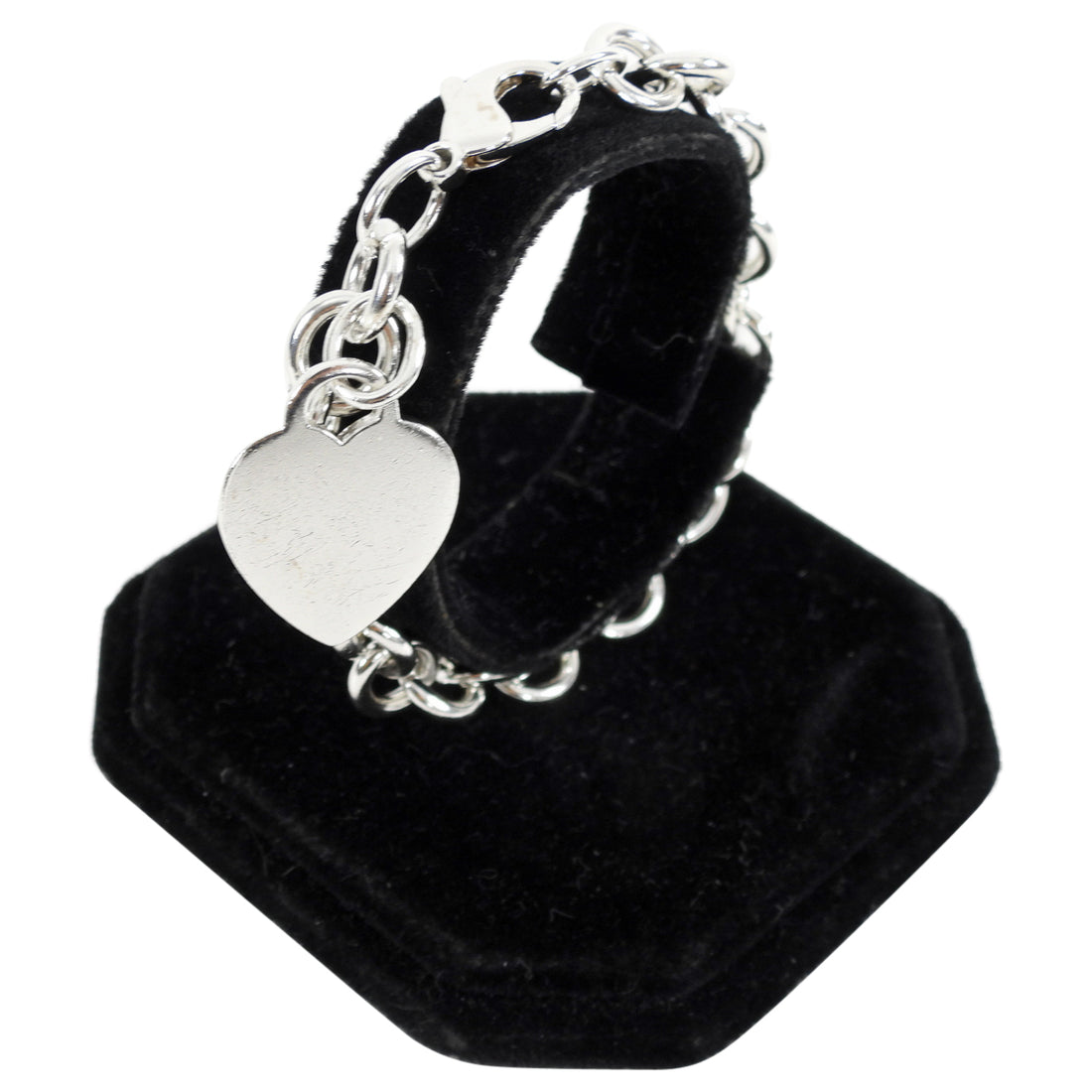 Tiffany & Co.  Sterling Silver Heart Tag Bracelet