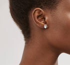 Tiffany & Co. Sterling Silver Elsa Peretti Full Heart Mini Earrings