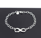 Tiffany and Co.  Sterling Silver Infinity Bracelet 