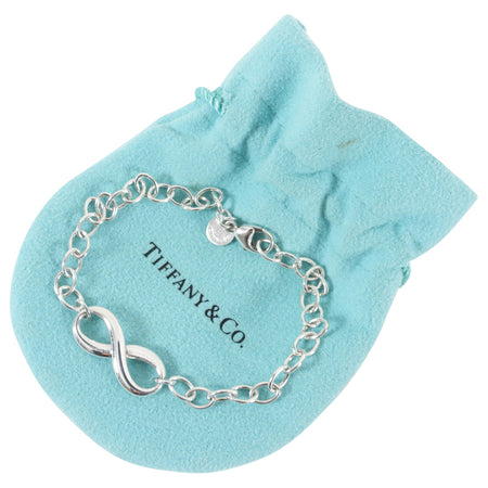 Tiffany and Co.  Sterling Silver Infinity Bracelet 