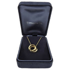 Tiffany and Co.  18k Gold Interlocking Circles Pendant Necklace
