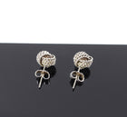 Tiffany & Co. Sterling Silver Twist Knot Ball Earrings