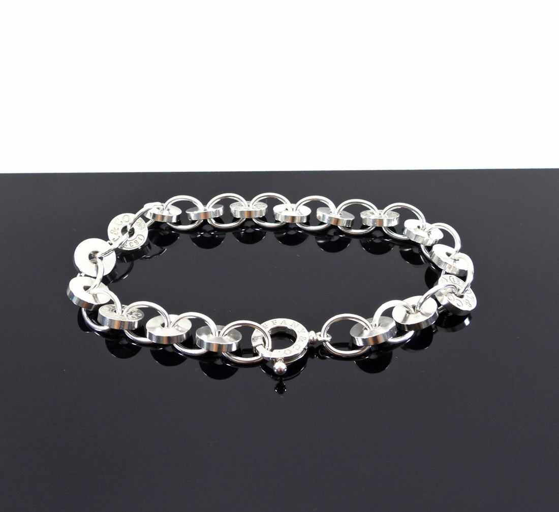 Tiffany & Co.  Sterling Silver 1837 Circle Links Bracelet