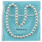 Tiffany and Co Sterling Silver Hardwear Ball Necklace 