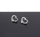 Tiffany & Co.  Elsa Peretti Sterling Open Heart Earrings