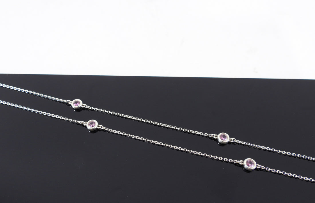 Silver necklace Tiffany & Co Silver in Silver - 40668589