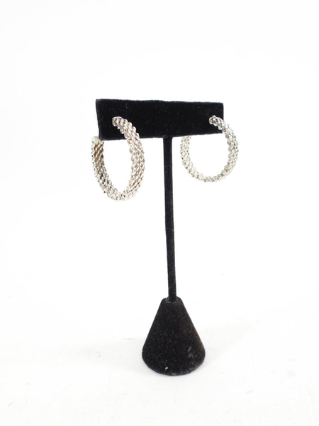 Tiffany & Co. Sterling Silver Medium Somerset Hoop Earrings – I MISS ...