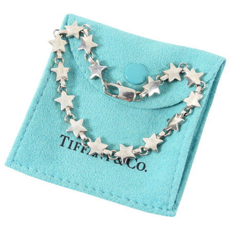 Tiffany and Co.  Vintage Sterling Silver Star Bracelet