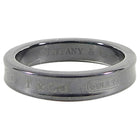Tiffany and Co.  Narrow Titanium Band Ring