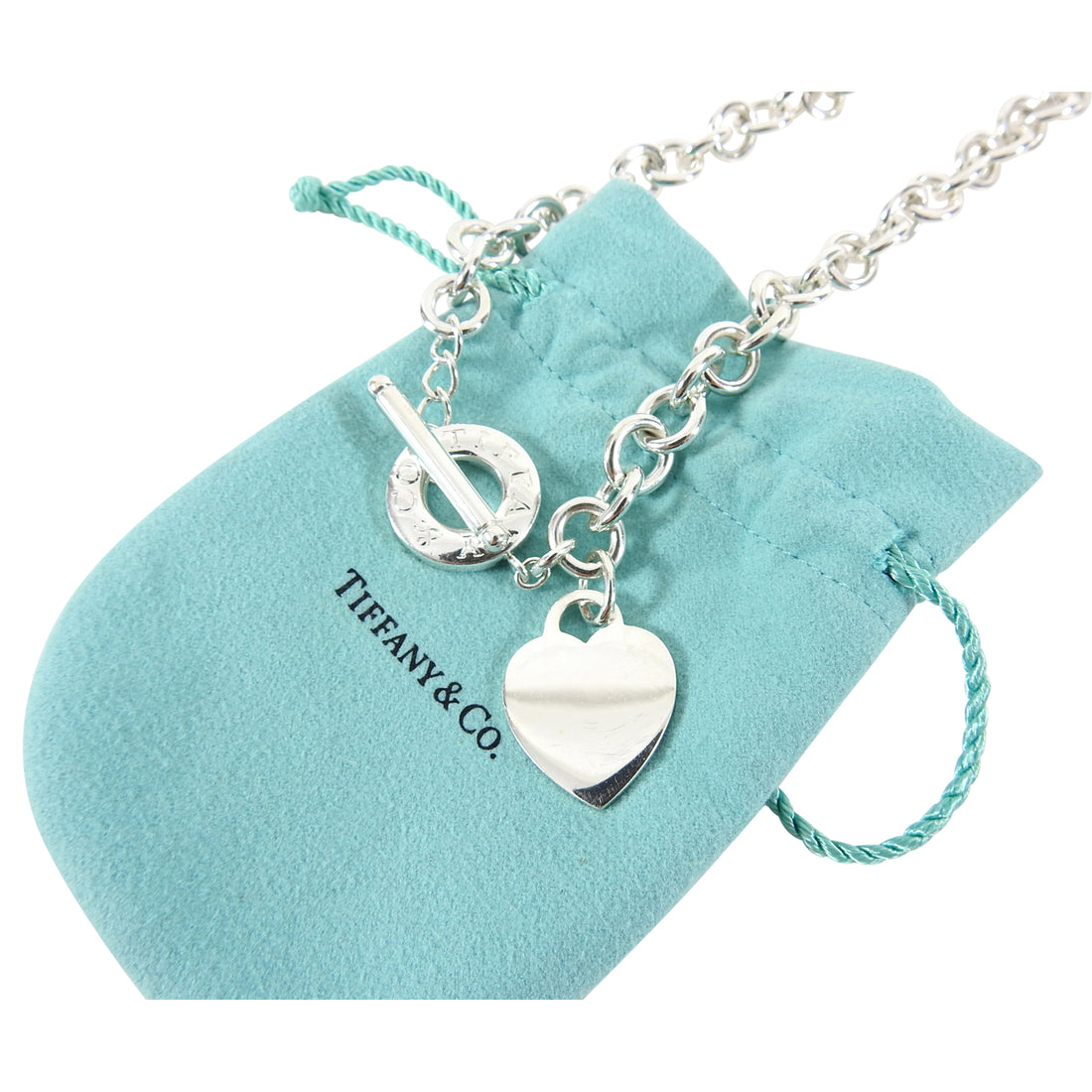 Tiffany and Co. Sterling Silver Toggle Necklace