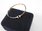 Tiffany & Co. 18k Rose Gold T Wire Bracelet 