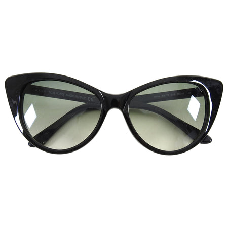 Tom Ford Nikita Black Cat Eye Sunglasses RF173