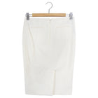 Tom Ford Ivory Silk Short Pencil Skirt - IT40