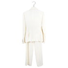 Tom Ford Ivory Silk Pants Suit - IT40 / USA 4