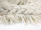 Ulla Johnson Arrossa Fringe Cable Knit Cardigan Sweater Coat - S