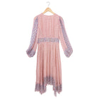 Ulla Johnson Pink Silk Chiffon Boho Dress - 4