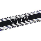 Valentino VLTN Black and White Knit Thin Bandeau Scarf / Belt