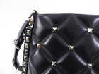 Valentino Black Quilted Candystud Shoulder Bag