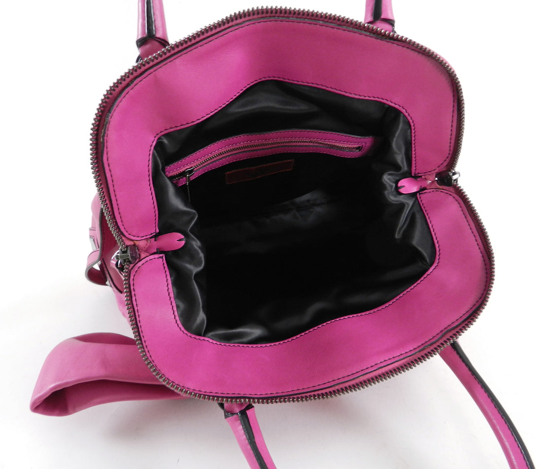 Valentino Fuchsia Pink Bow Bondage Bag