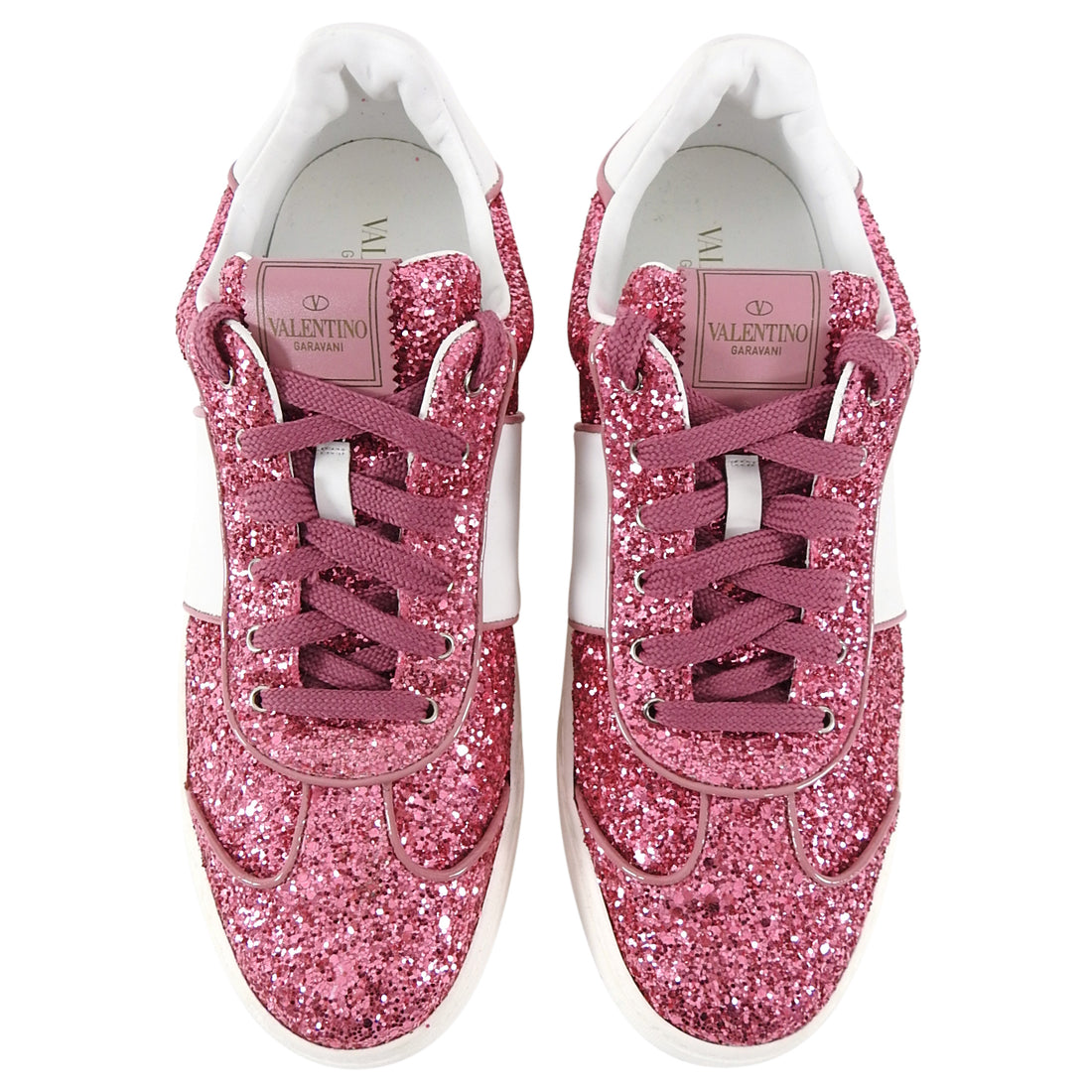 Valentino 2024 glitter sneakers