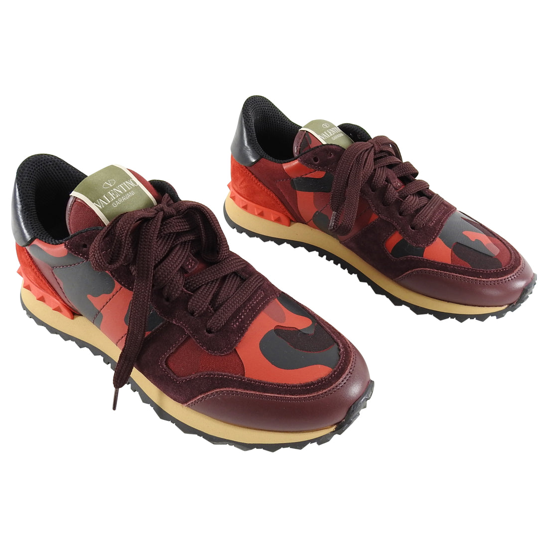 Valentino Red Camouflage Rock Runner - 37 – I YOU VINTAGE