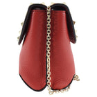 Valentino Rock Stud Small Black Double Pouch Chain Strap Bag
