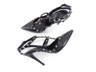 Valentino Black Rockstud Noir Caged Pointed High Heels - 36.5 / 6