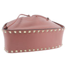 Valentino Small Dusty Rose Pink Rock Stud Drawstring Bag