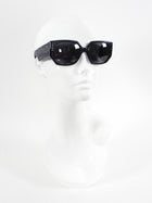 Valentino 543 Black Textured Sunglasses
