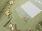 Van Cleef & Arpels 18k Gold Vintage Alhambra Necklace 10 motifs