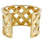 Verdura 18k Yellow Gold Criss Cross Cuff Bracelet