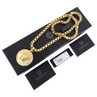 Versace Gold Chain Medusa Medallion Necklace