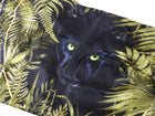 Versace Black Panther Jungle Design Silk Twill Scarf