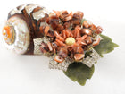 Lawrence VRBA Vintage Shell Coral Large Statement Brooch