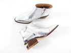 Alexander Wang Silver Metallic Kori Ankle Boots - 39.5