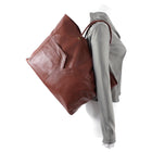Yves Saint Laurent Brown Leather Large Sac Chyc Tote Bag