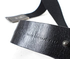 Yves Saint Laurent Black Canvas and Leather Belt - 95 / 38