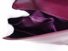 Yves Saint Laurent Plum Patent Belle De Jour Clutch Bag