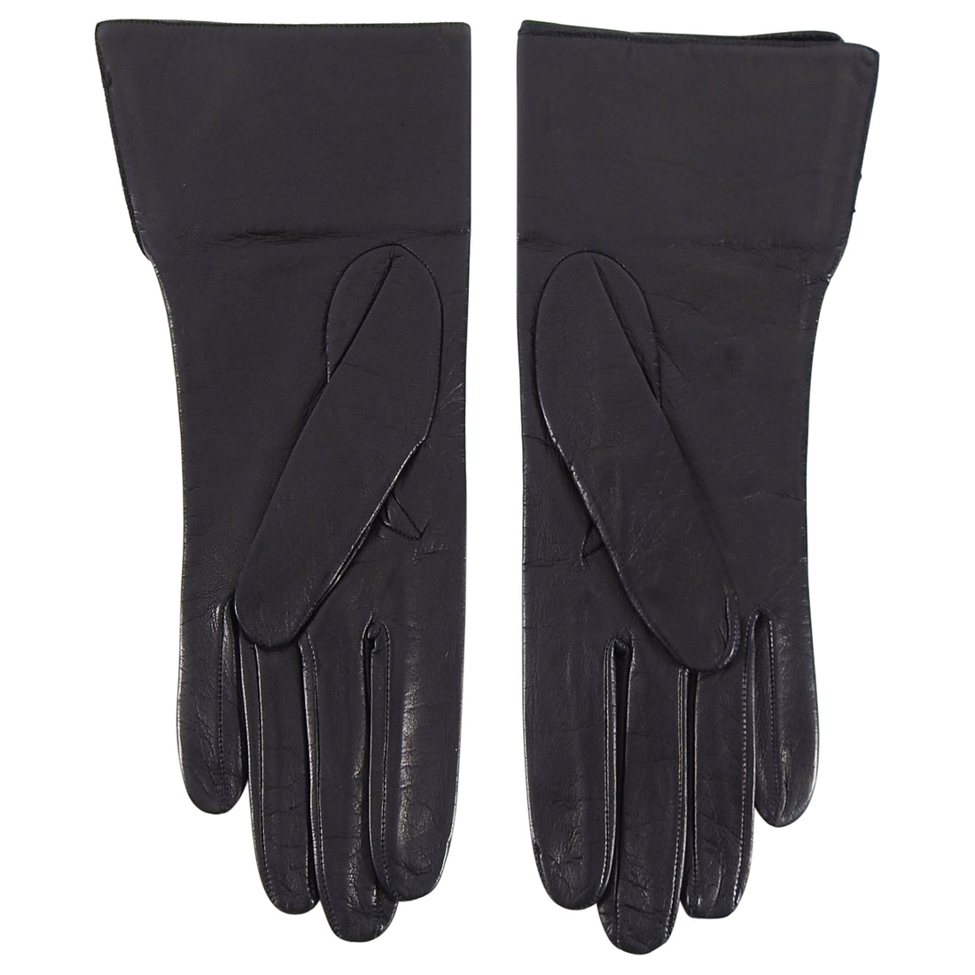 ysl handschuhe YSL Yves Saint Laurent Vintage Black Leather Gloves – I MISS YOU VINTAGE
