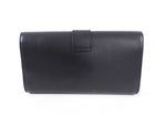 Saint Laurent Y Ligne Black Leather Clutch Bag